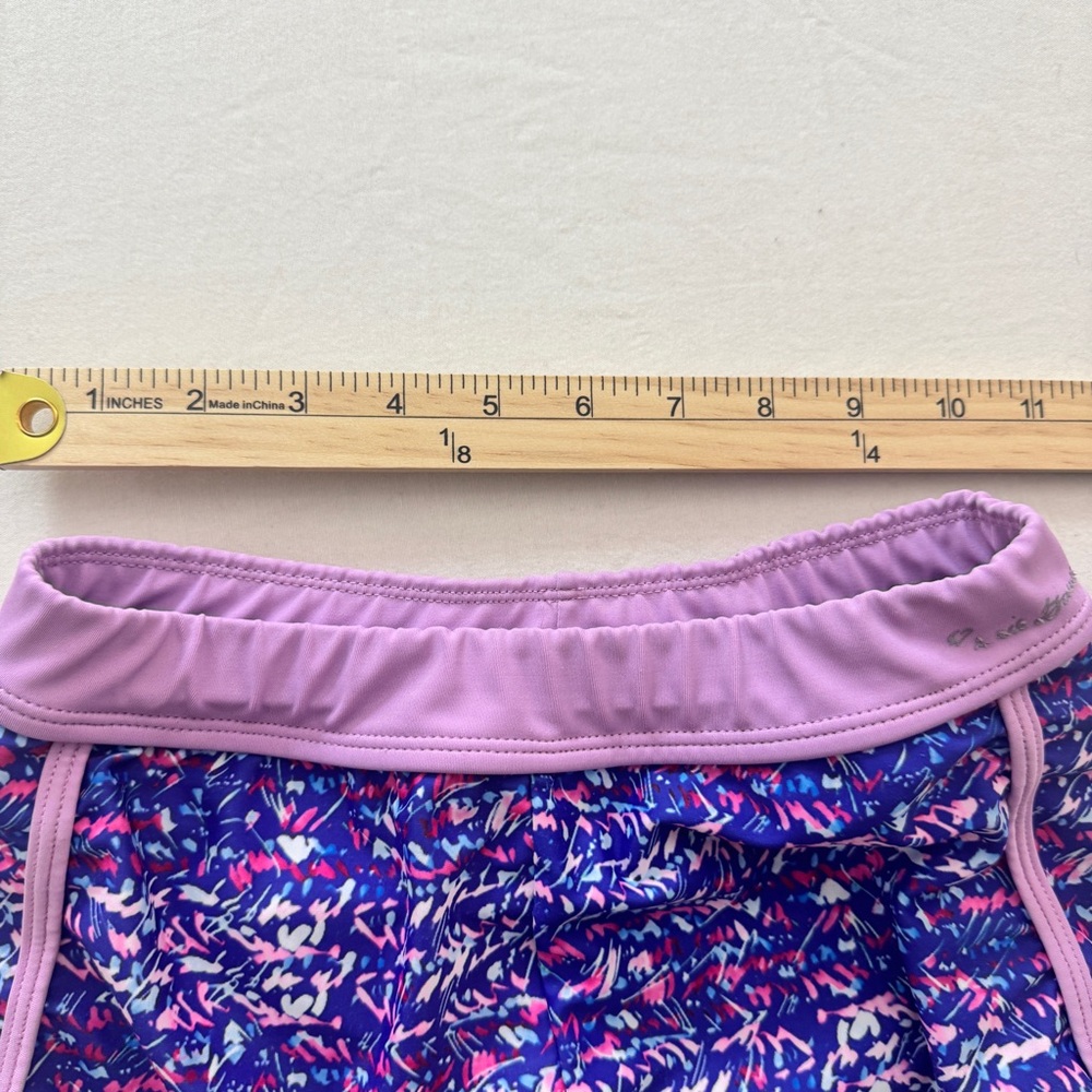 Eddie Bauer Women's Purple Patterned Athletic Shorts - Picture 5 of 6